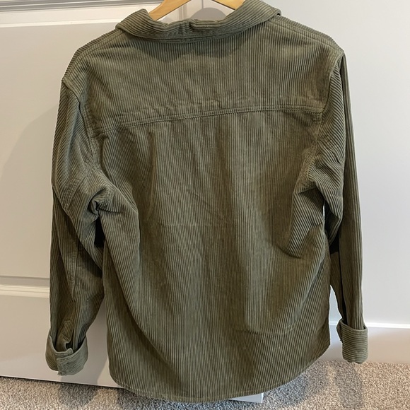 Buffalo David Bitton army green corduroy jacket - Picture 2 of 2